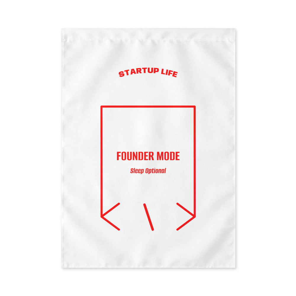 Founder Mode — White Red back mockup