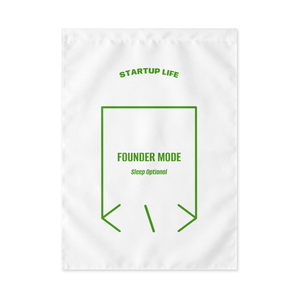 Founder Mode — White Green back mockup