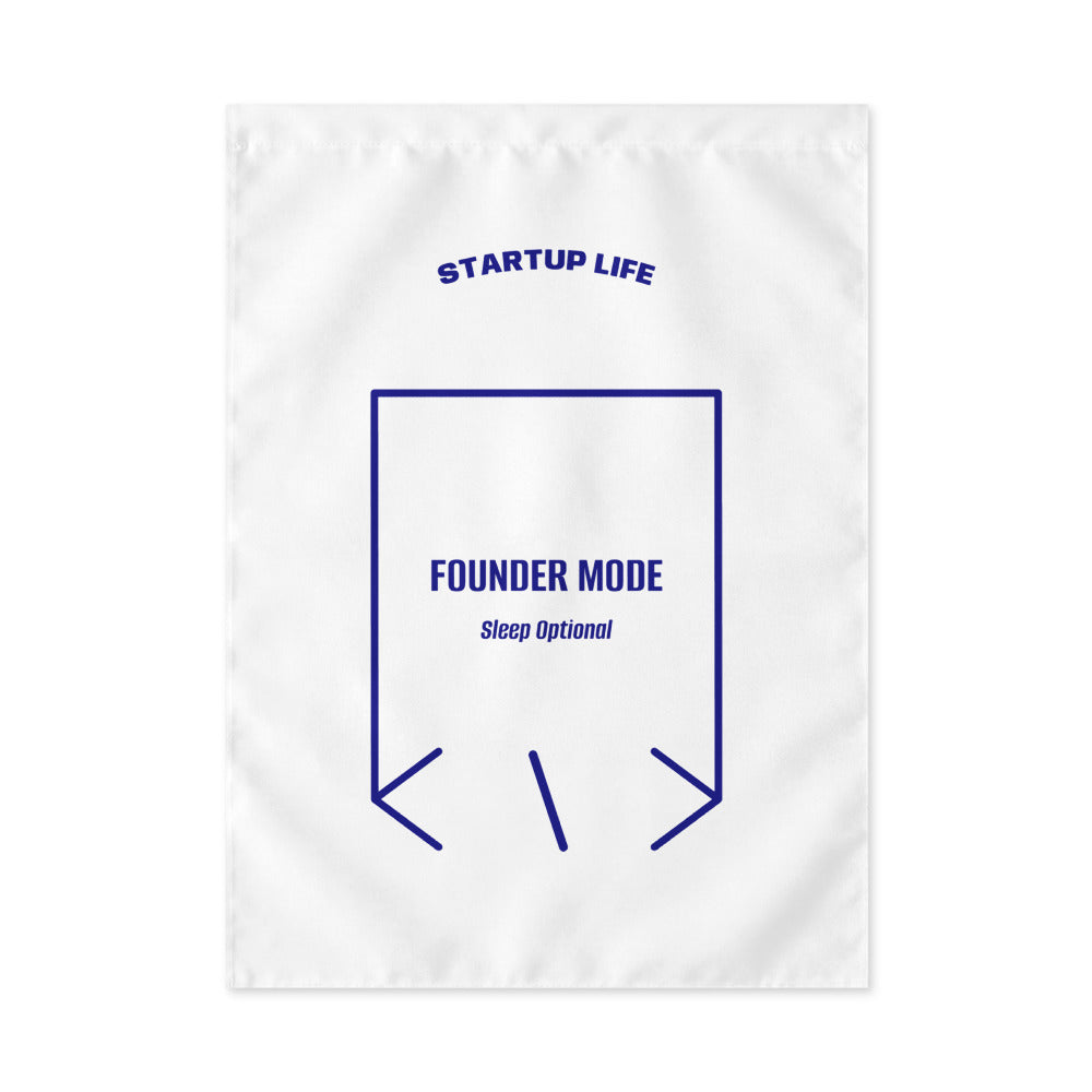Founder Mode — White Navy back mockup