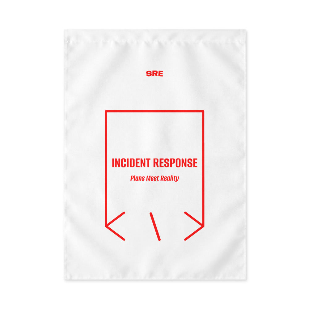 Incident Response — White Red back mockup