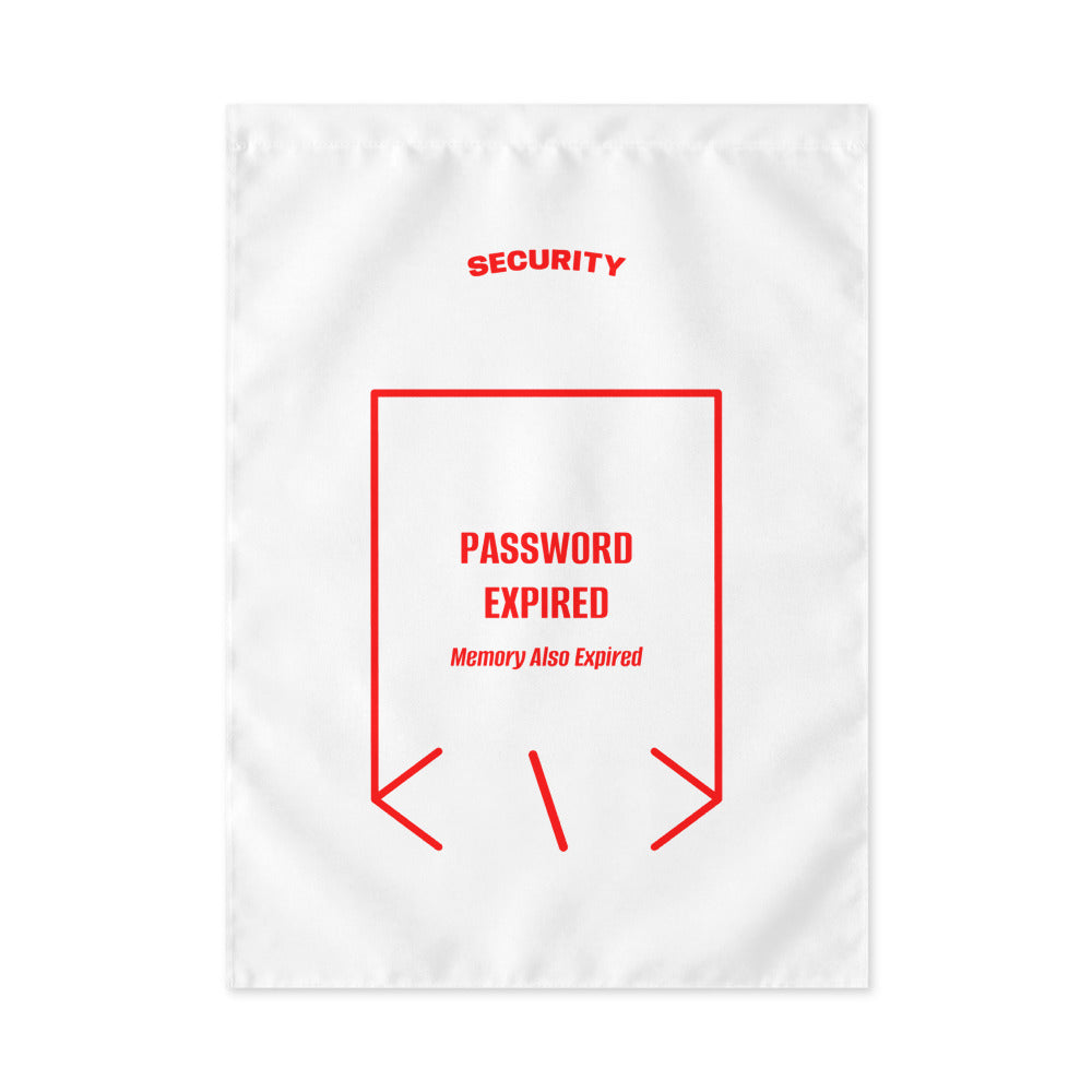 Password Expired — White Red back mockup