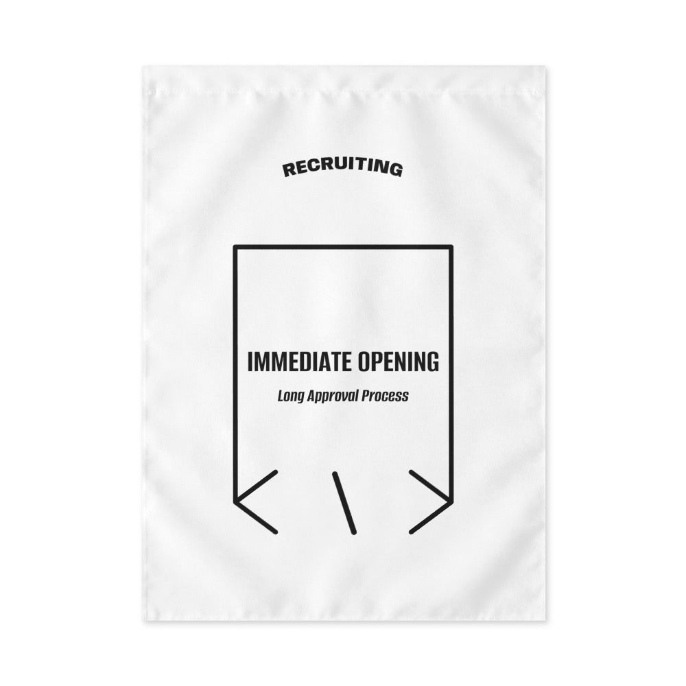 Immediate Opening — White Black back mockup