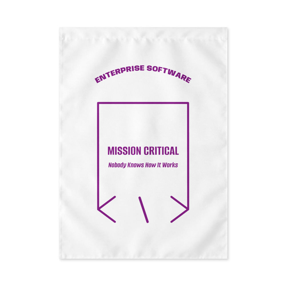 Mission Critical — White Purple back mockup