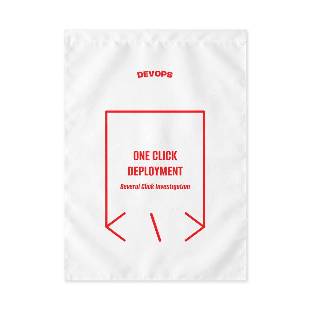 One Click Deployment — White Red back mockup