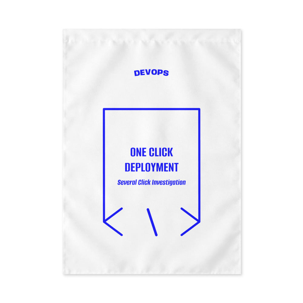 One Click Deployment — White Blue back mockup