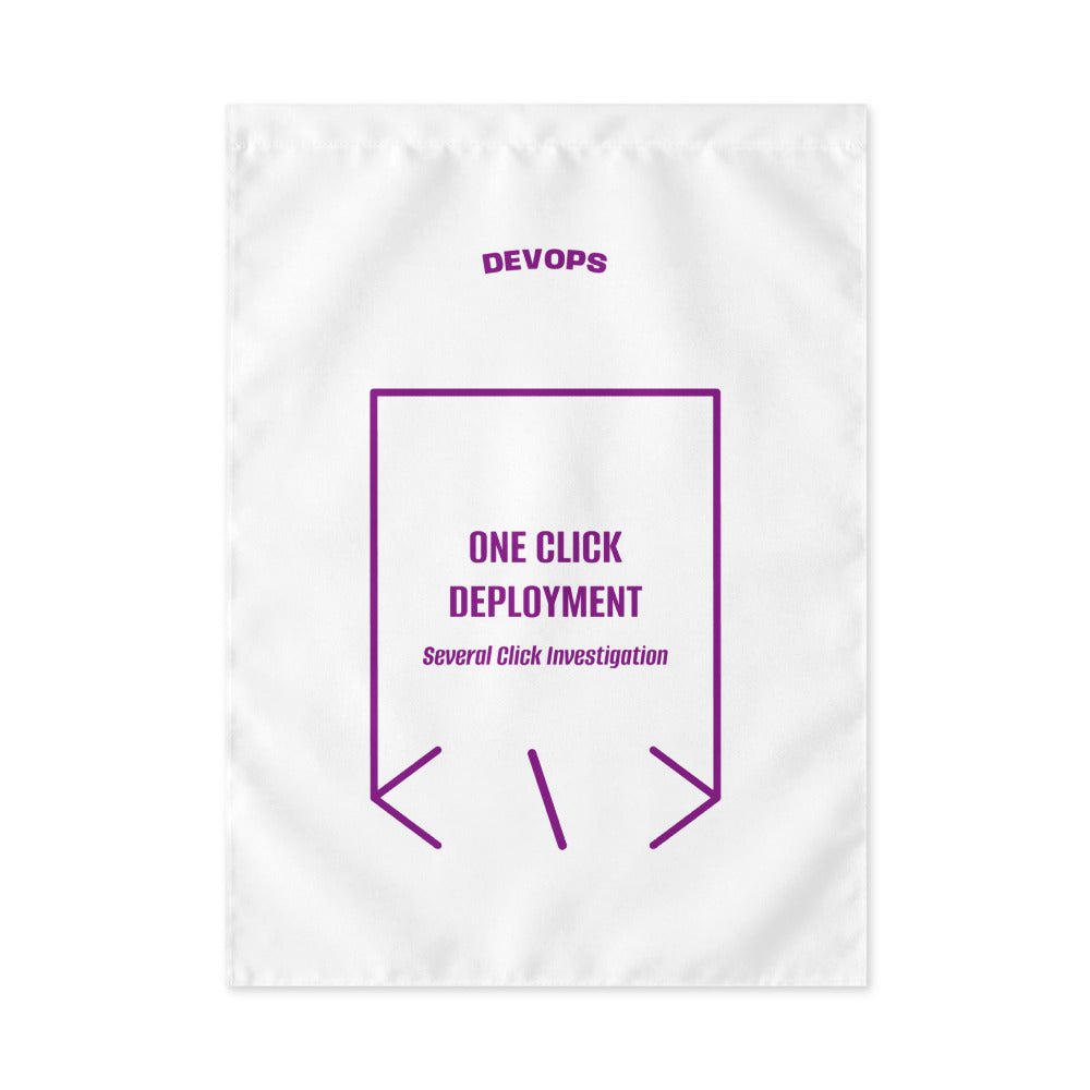 One Click Deployment — White Purple back mockup