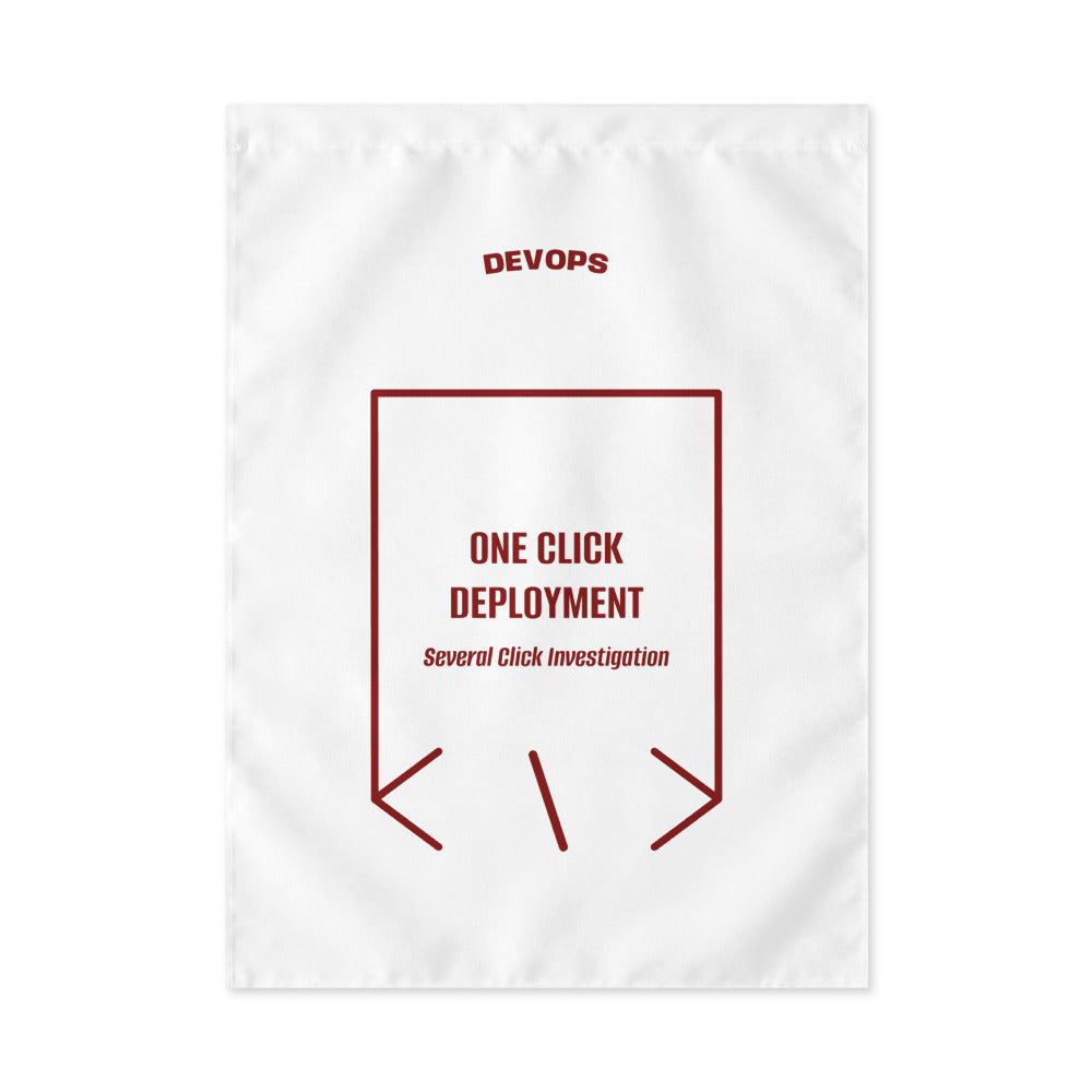 One Click Deployment — White Maroon back mockup
