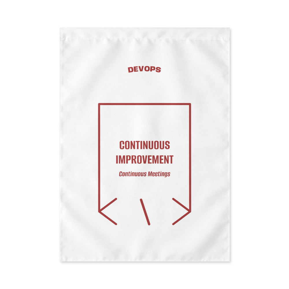 Continuous Improvement — White Brown back mockup