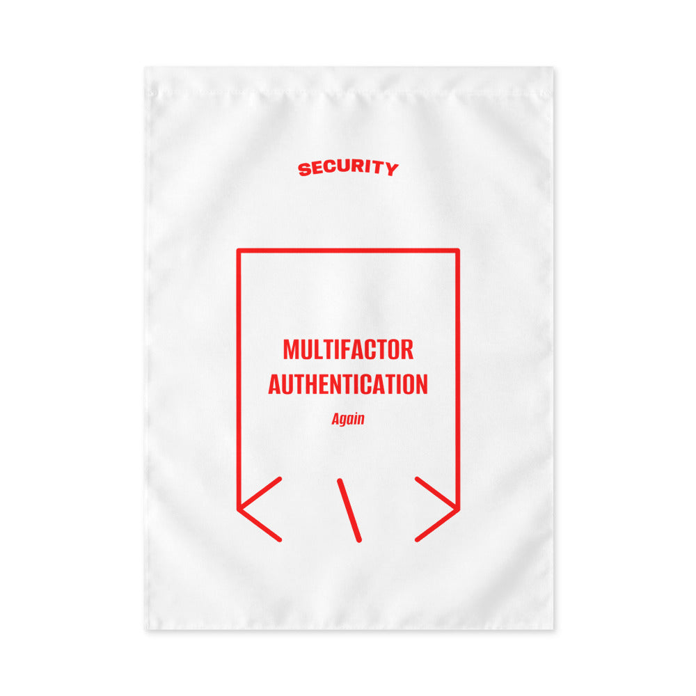 Multifactor Authentication — White Red back mockup