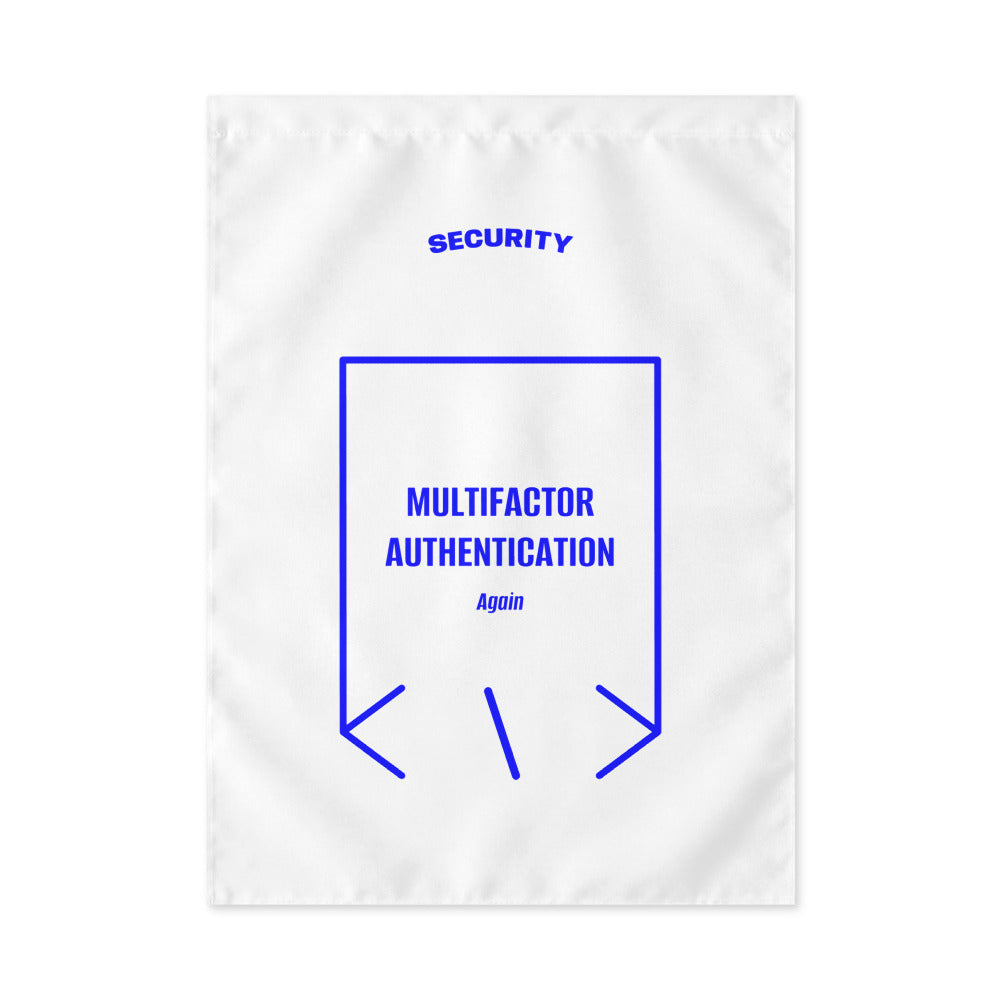 Multifactor Authentication — White Blue back mockup