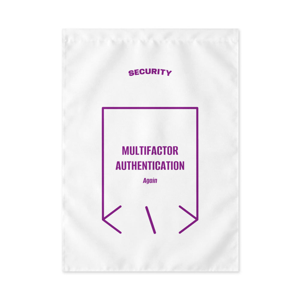 Multifactor Authentication — White Purple back mockup