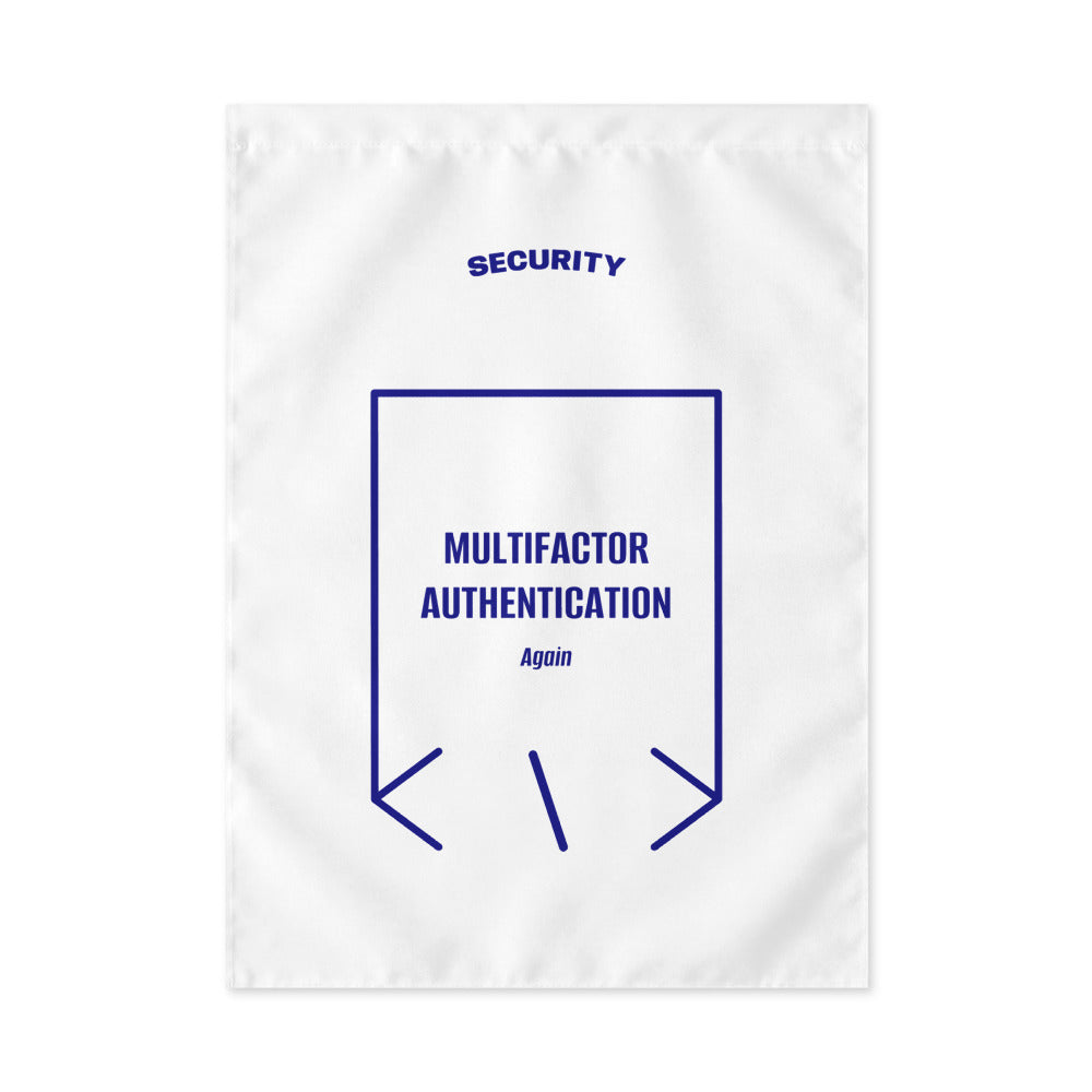 Multifactor Authentication — White Navy back mockup