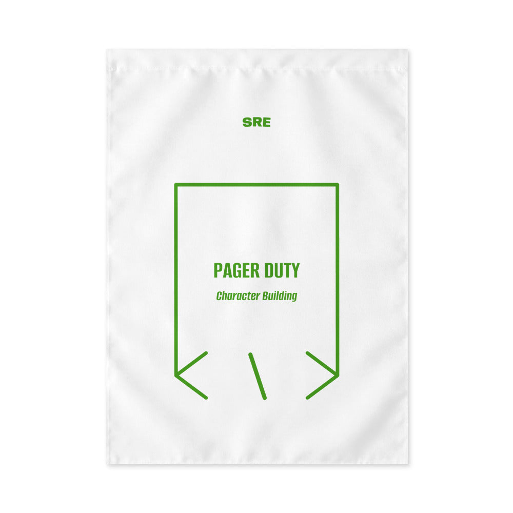 Pager Duty — secondary back mockup