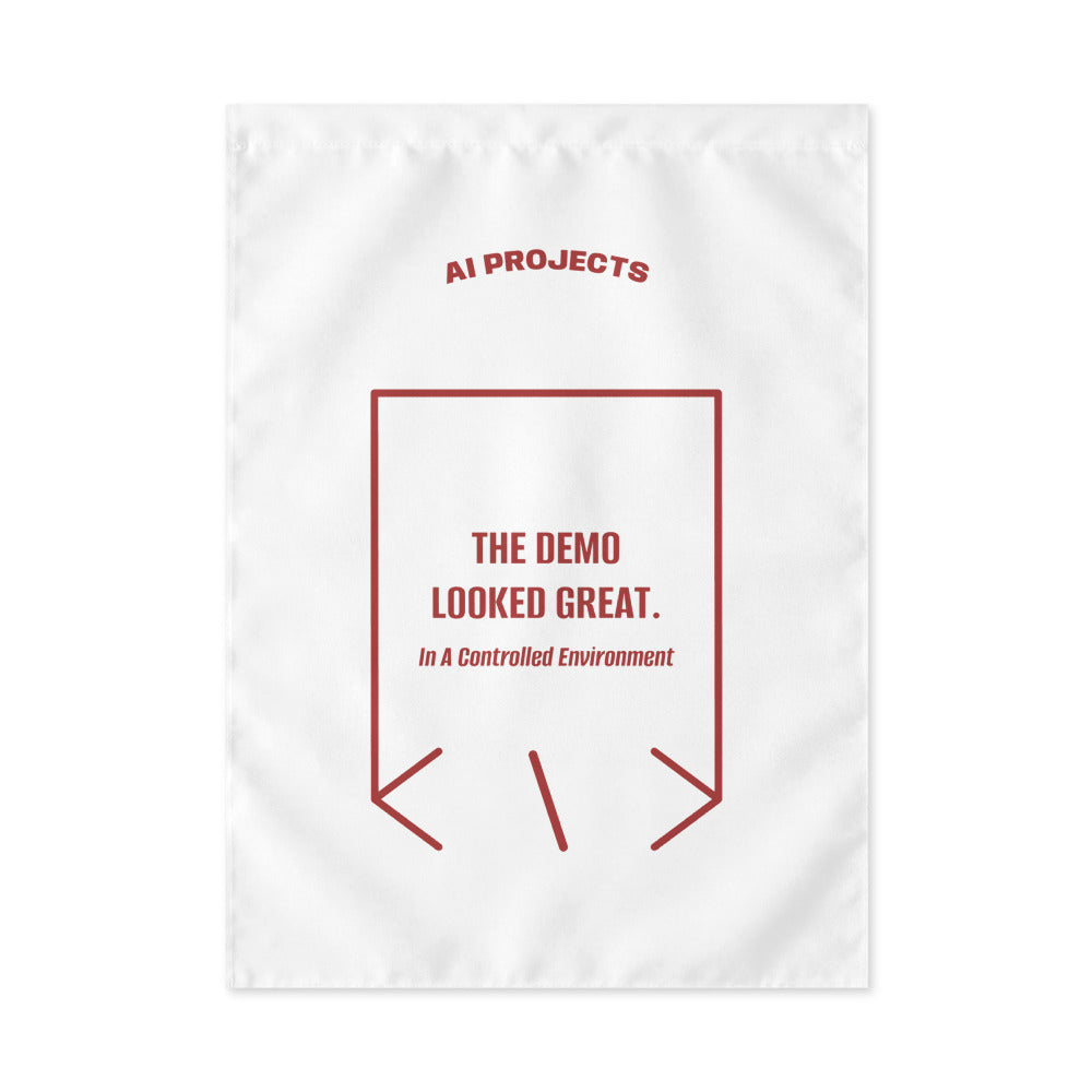 The Demo Looked Great. — White Brown back mockup