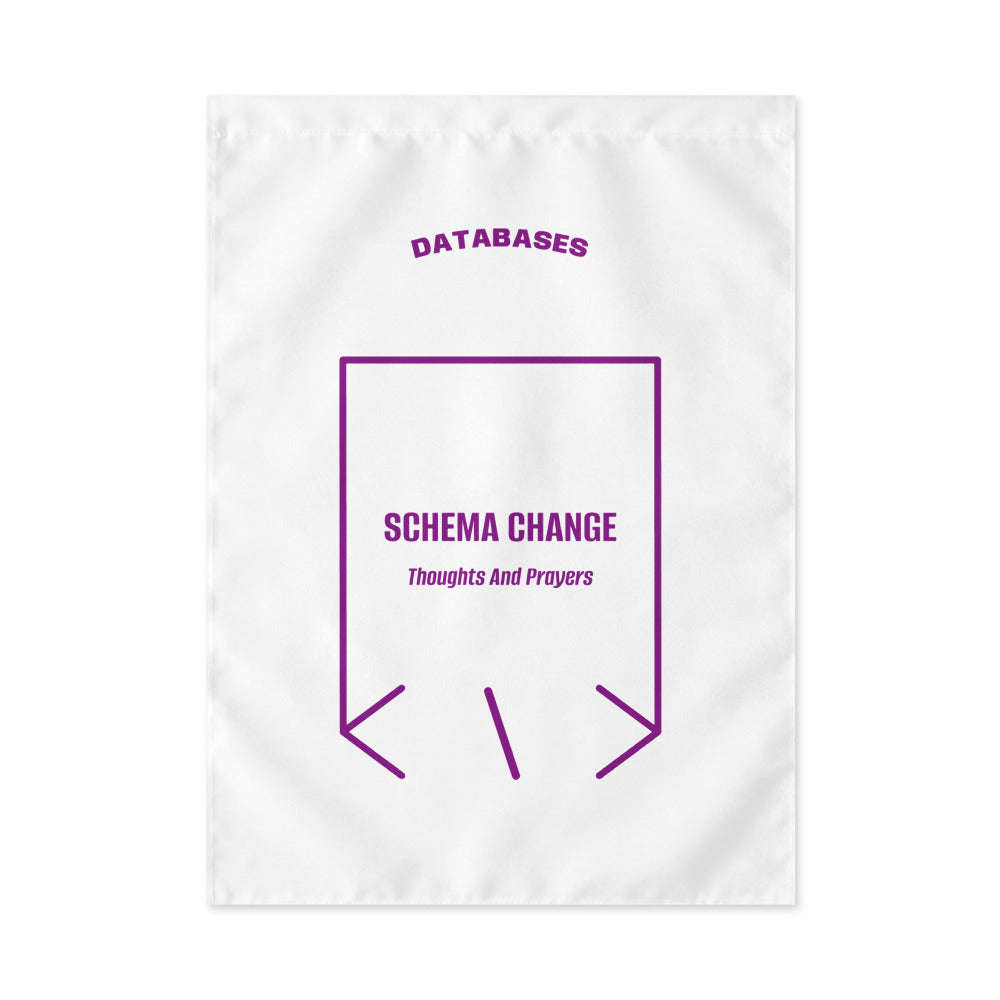 Schema Change — White Purple back mockup