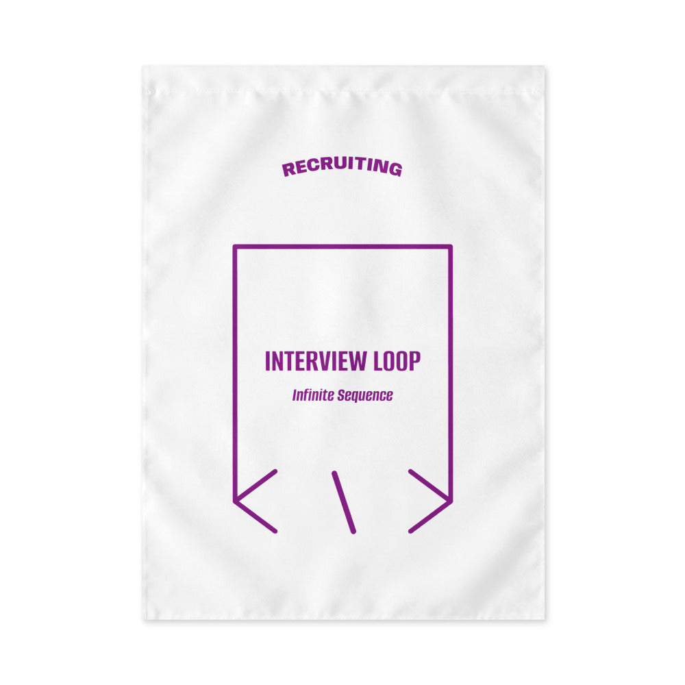 Interview Loop — White Purple back mockup