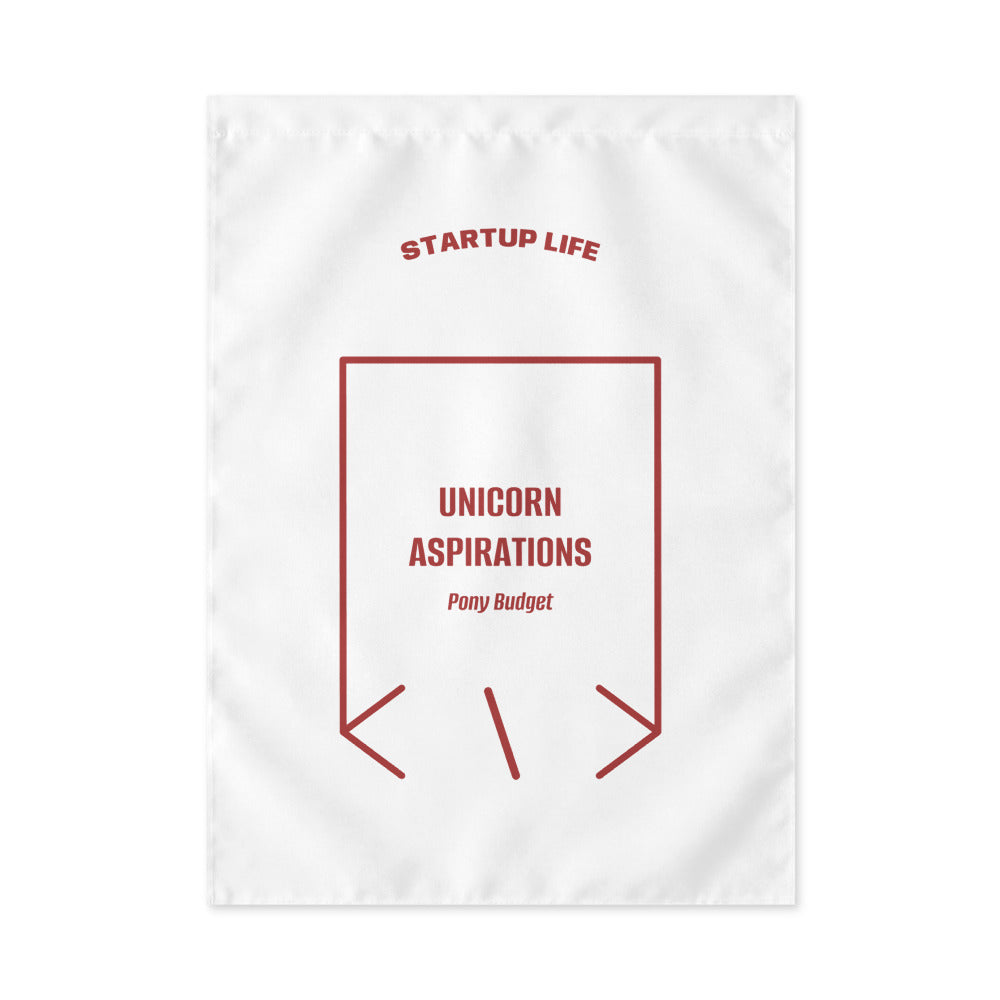 Unicorn Aspirations — White Brown back mockup