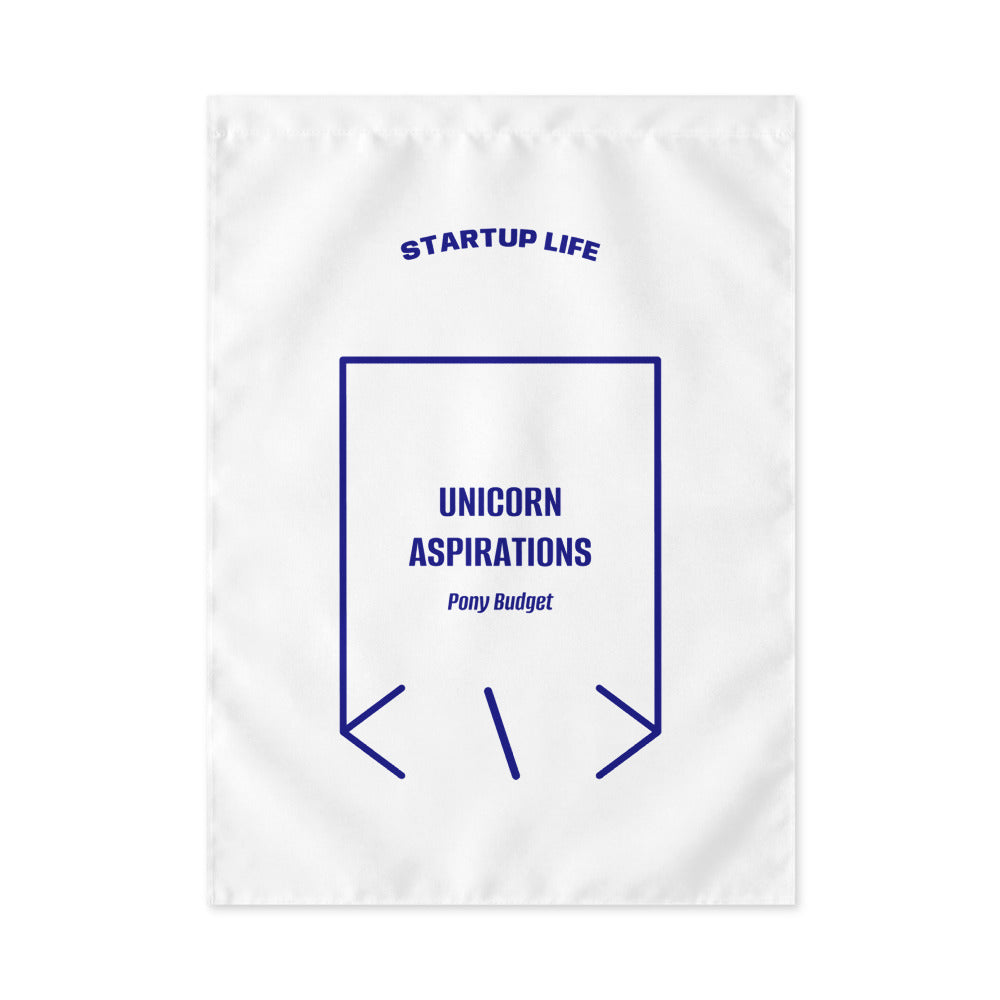 Unicorn Aspirations — White Navy back mockup