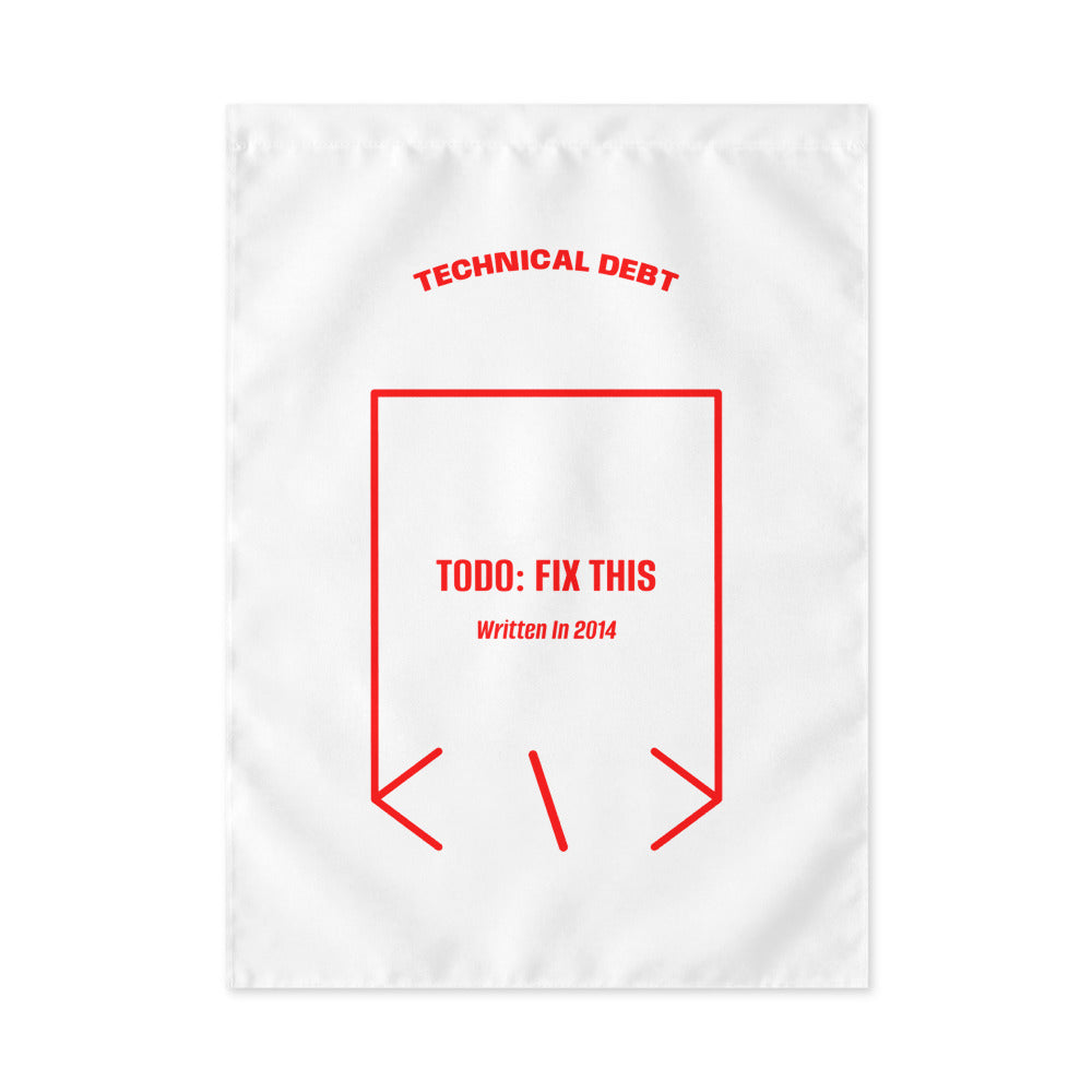 TODO: Fix This — White Red back mockup