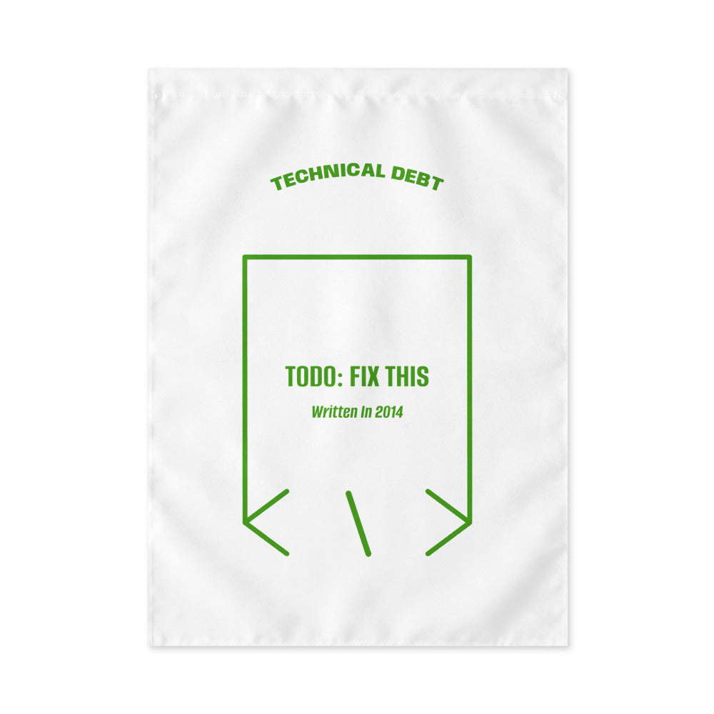 TODO: Fix This — White Green back mockup