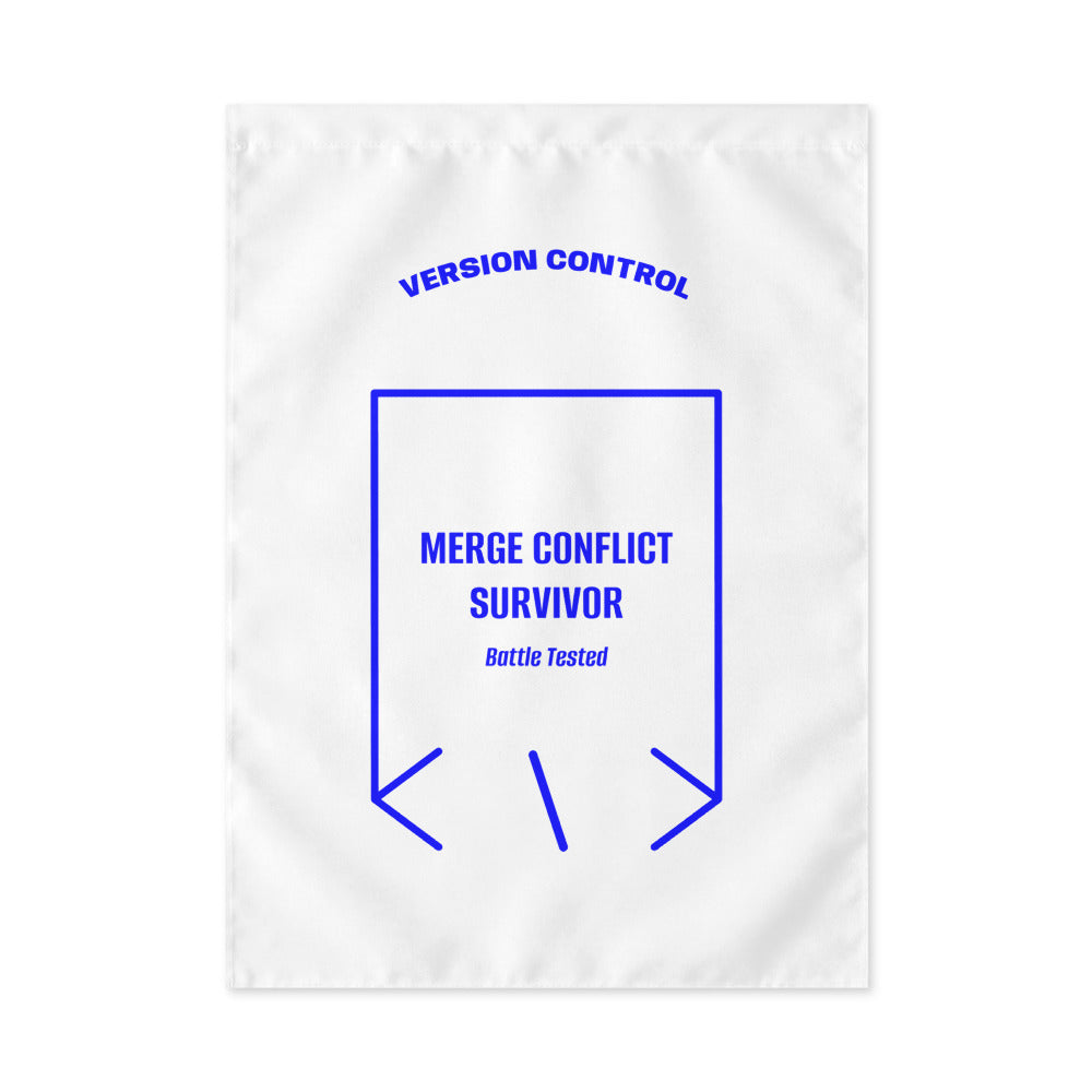 Merge Conflict Survivor — secondary back mockup