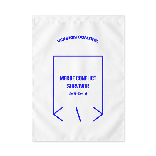 Merge Conflict Survivor — secondary back mockup