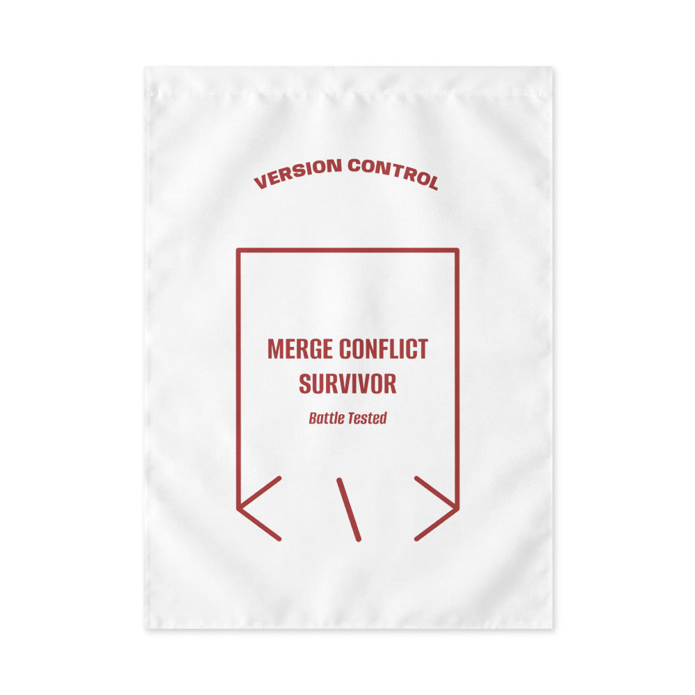 Merge Conflict Survivor — White Brown back mockup