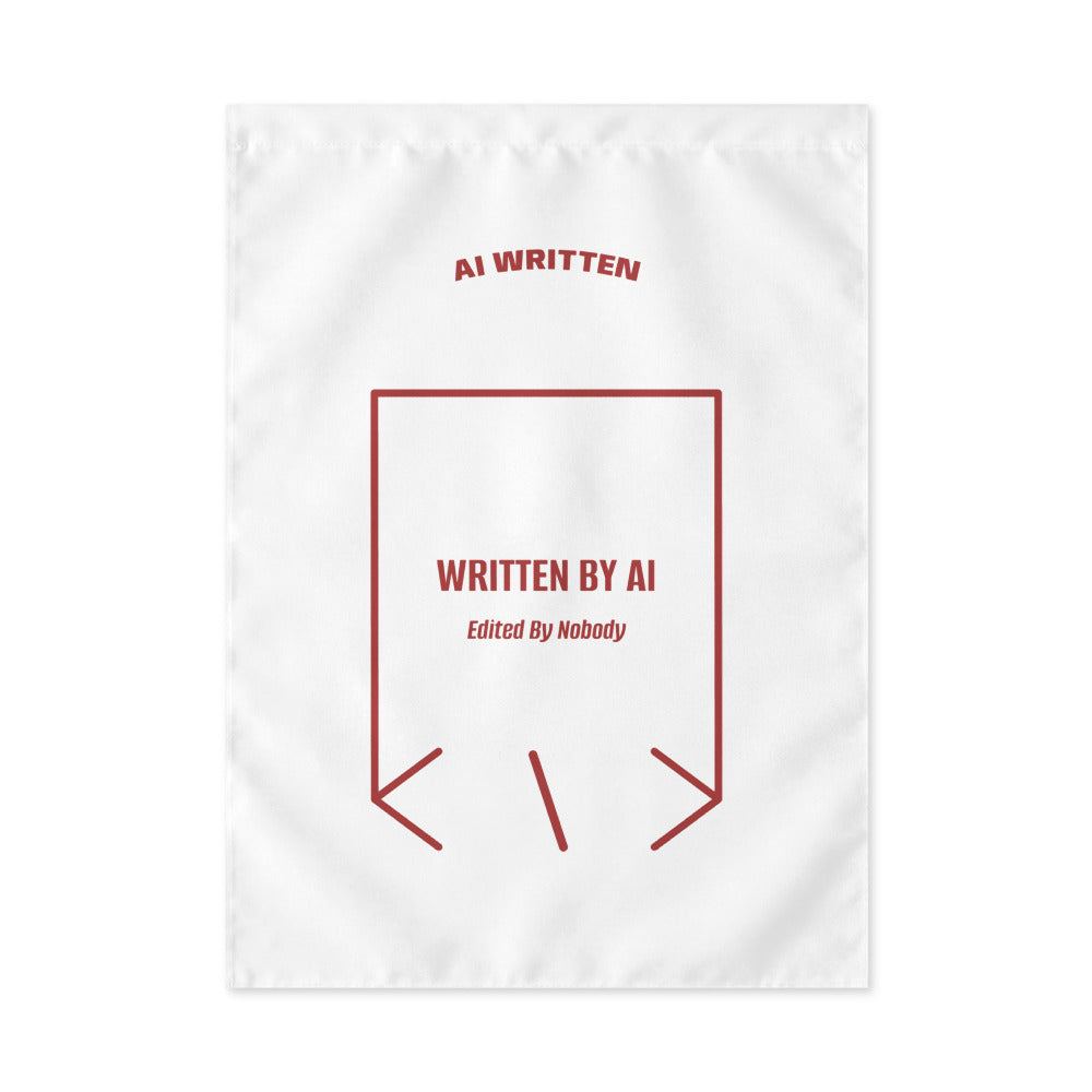 Written By AI — White Brown back mockup