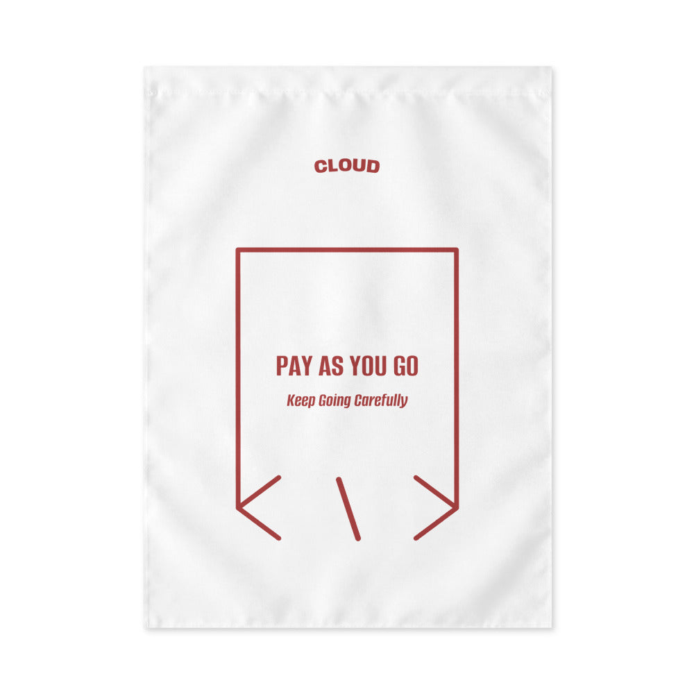 Pay As You Go — White Brown back mockup