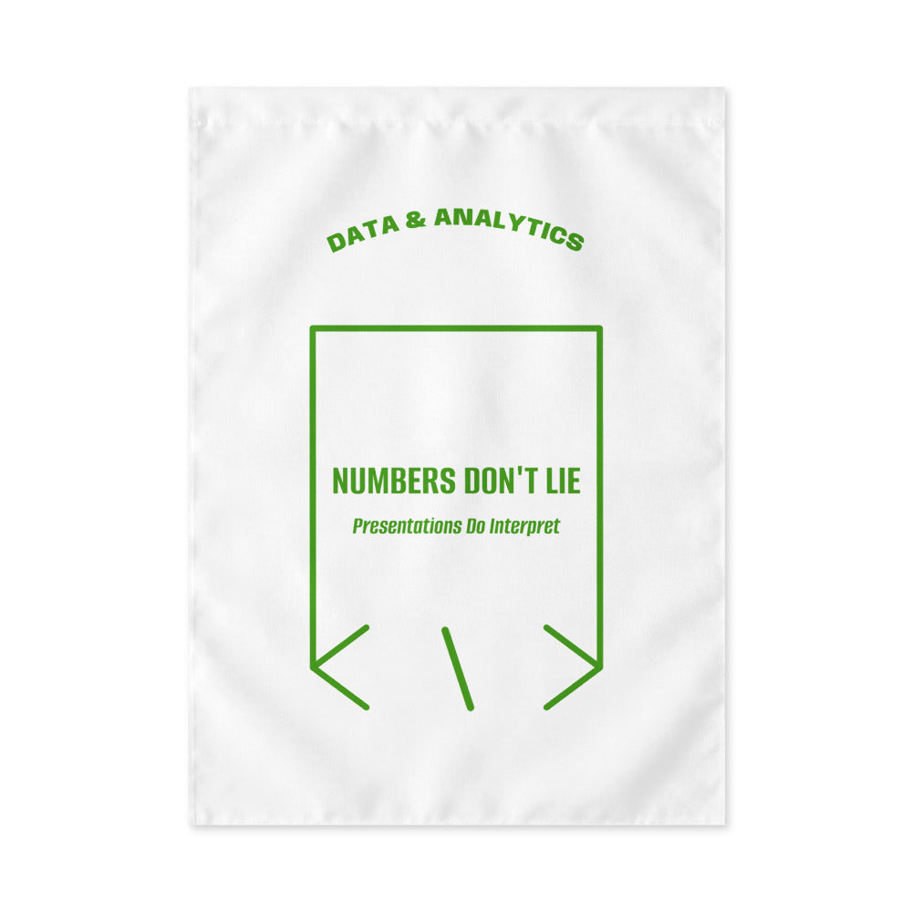 Numbers Don't Lie — White Green back mockup