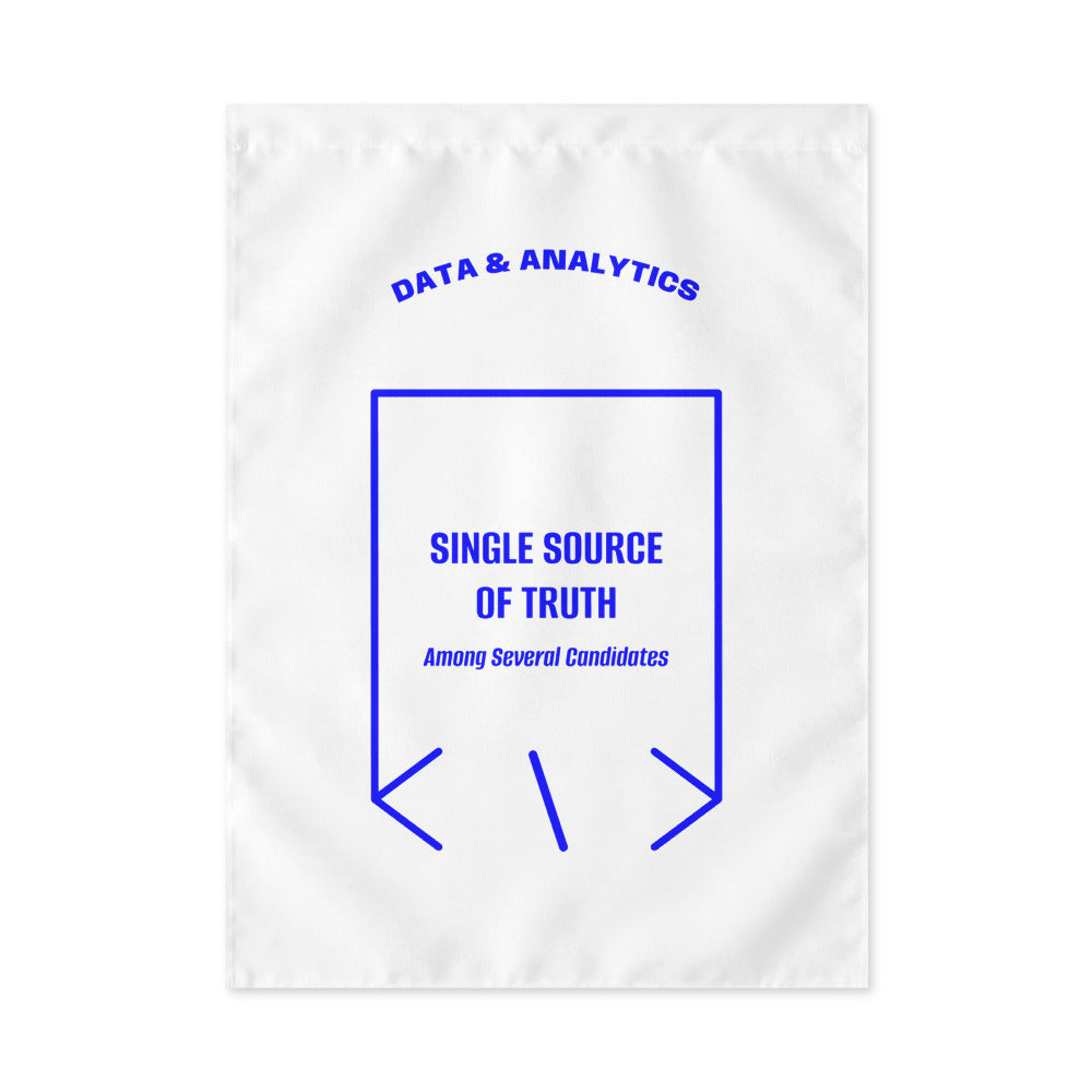 Single Source Of Truth — White Blue back mockup