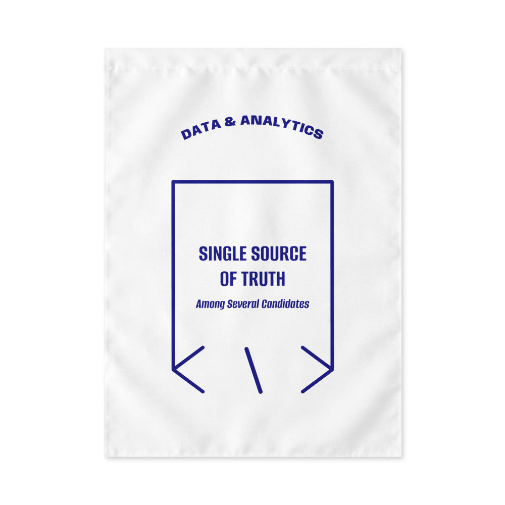Single Source Of Truth — White Navy back mockup