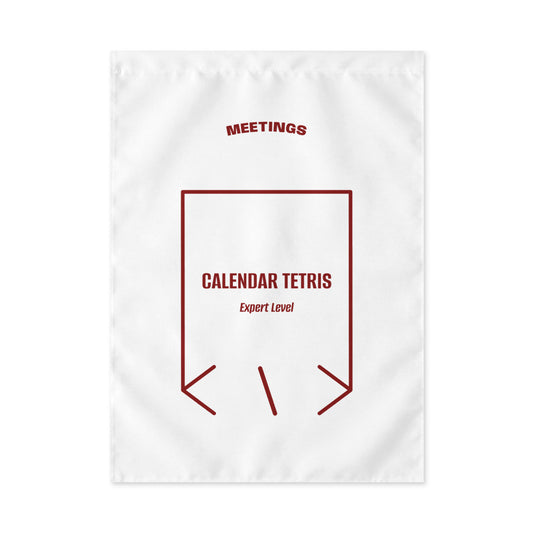 Calendar Tetris — secondary back mockup