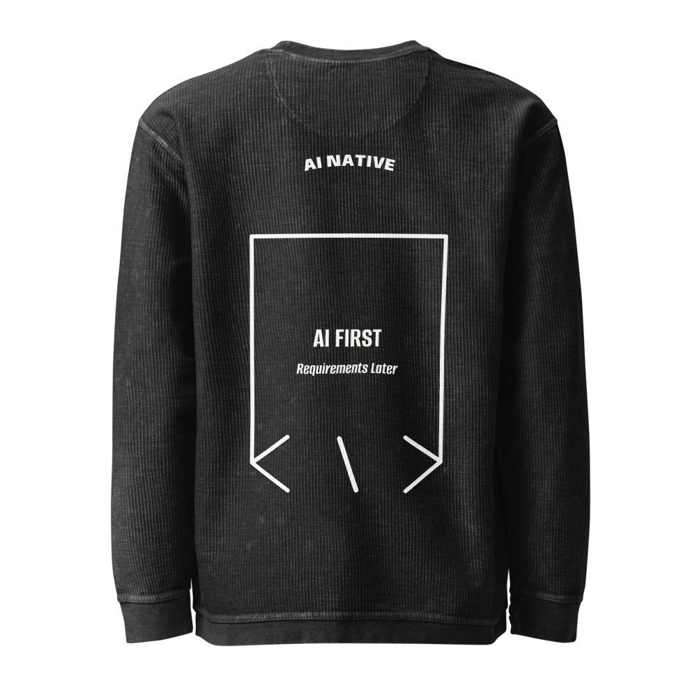 AI First — Black Ivory back mockup