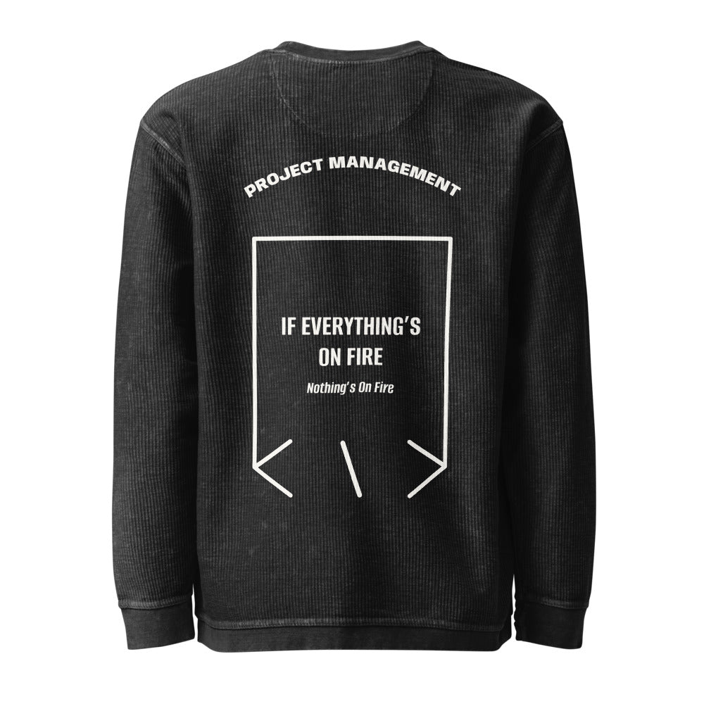 If Everything’s On Fire — Black Ivory back mockup
