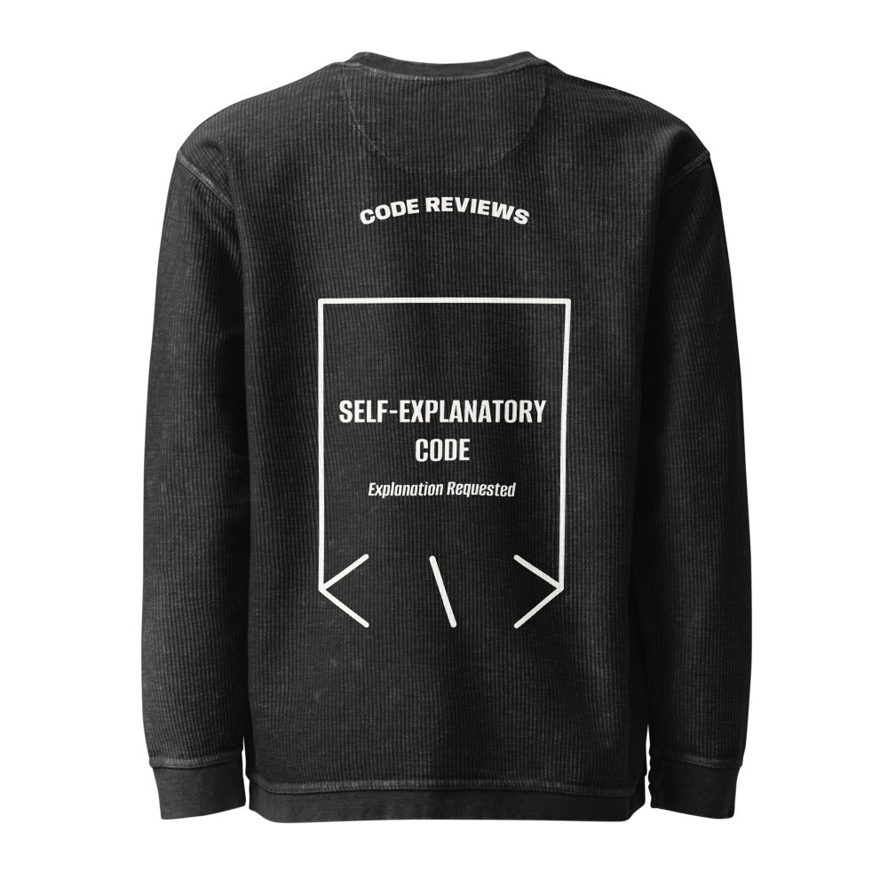 Self-Explanatory Code — Black Ivory back mockup