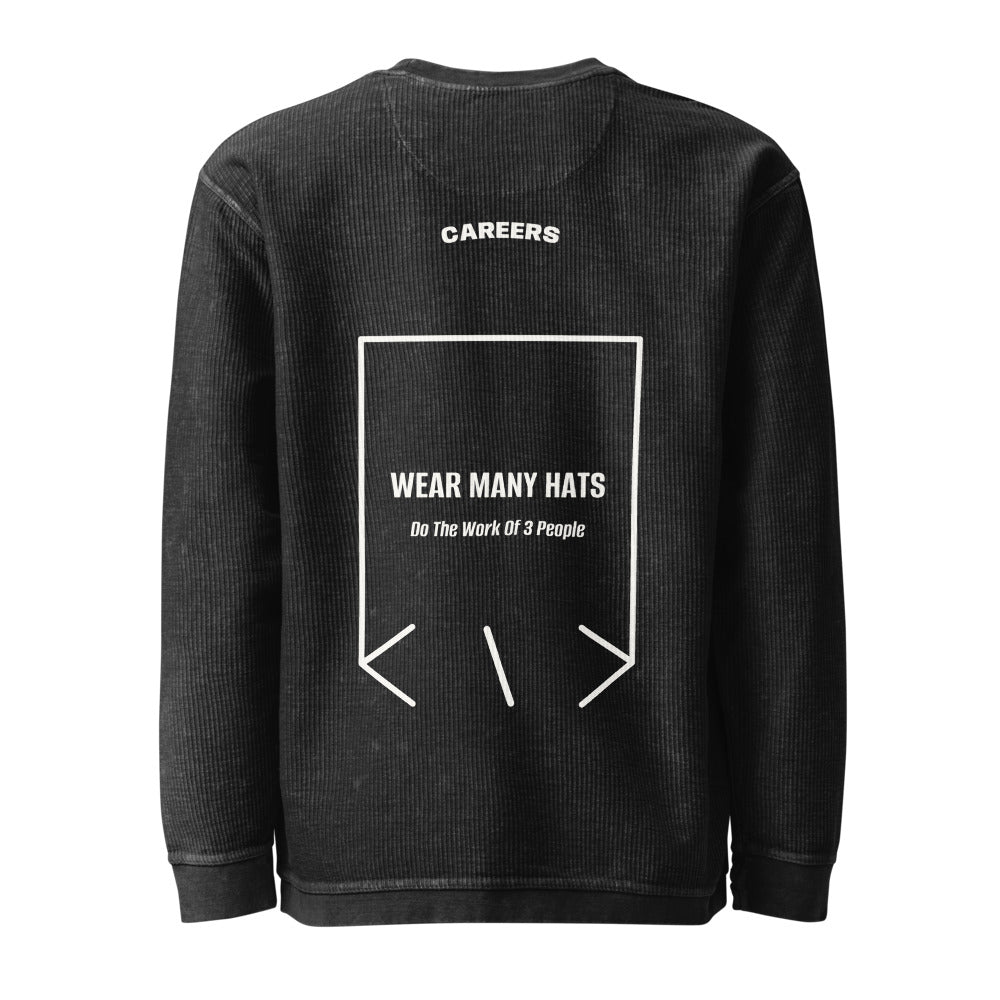 Wear Many Hats — Black Ivory back mockup
