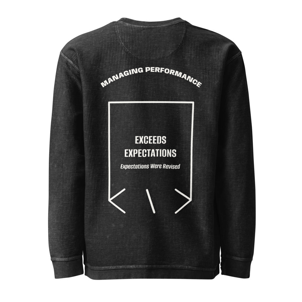 Exceeds Expectations — Black Ivory back mockup