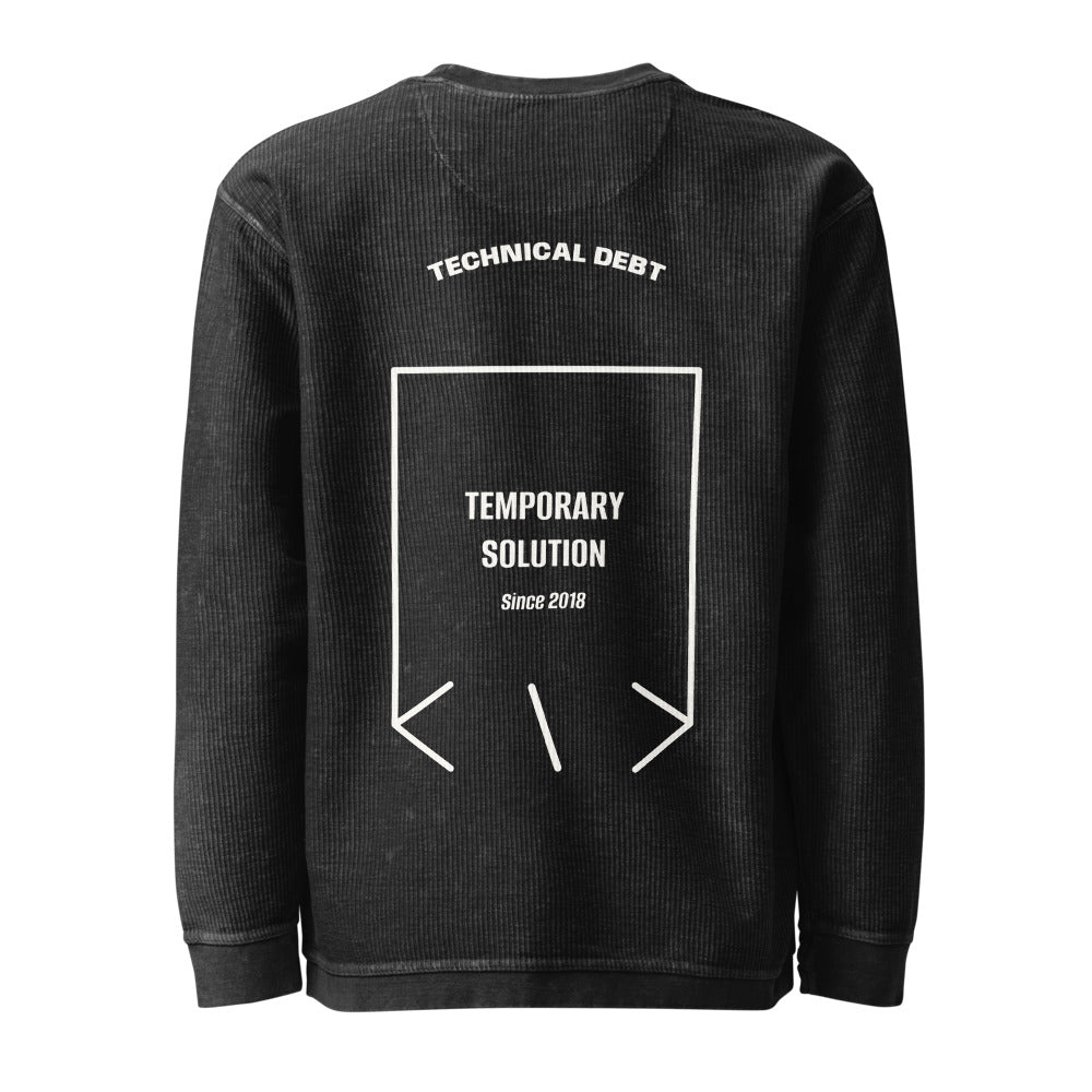 Temporary Solution — Black Ivory back mockup
