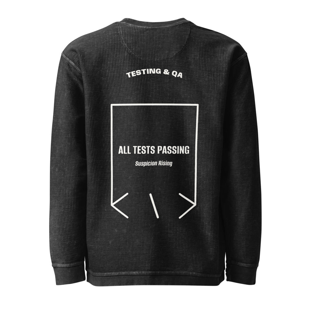 All Tests Passing — Black Ivory back mockup