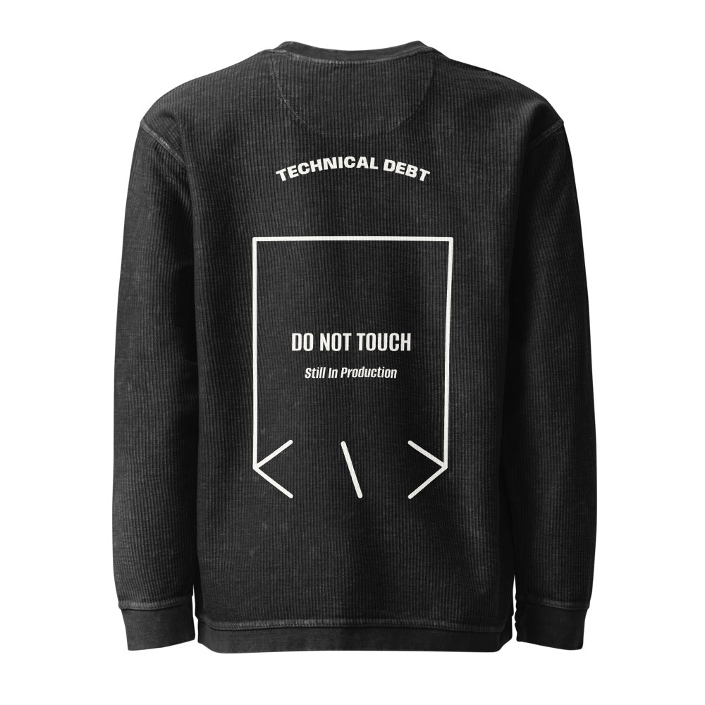 Do Not Touch — Black Ivory back mockup
