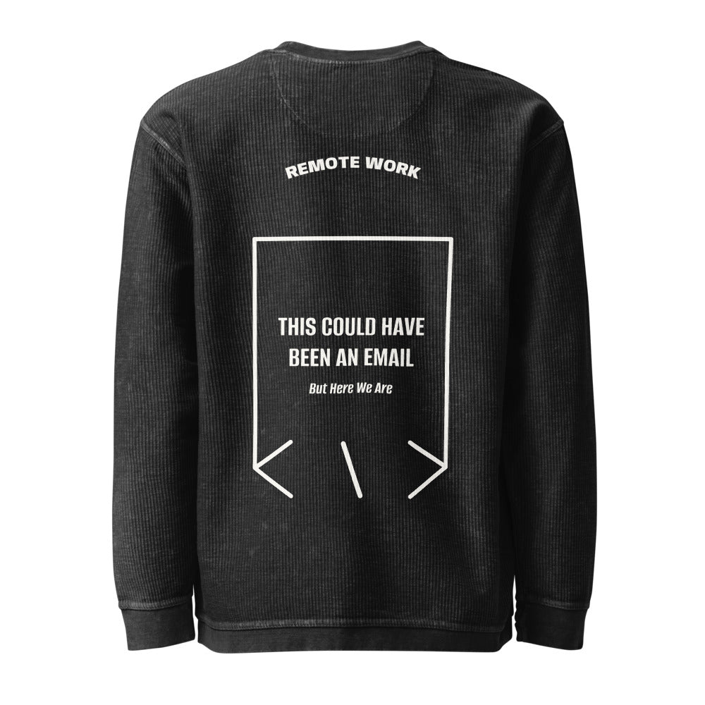 This Could Have Been An Email — Black Ivory back mockup
