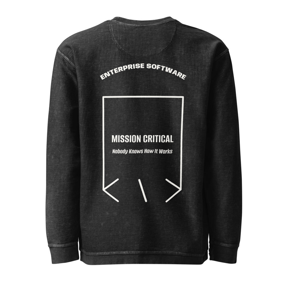 Mission Critical — Black Ivory back mockup