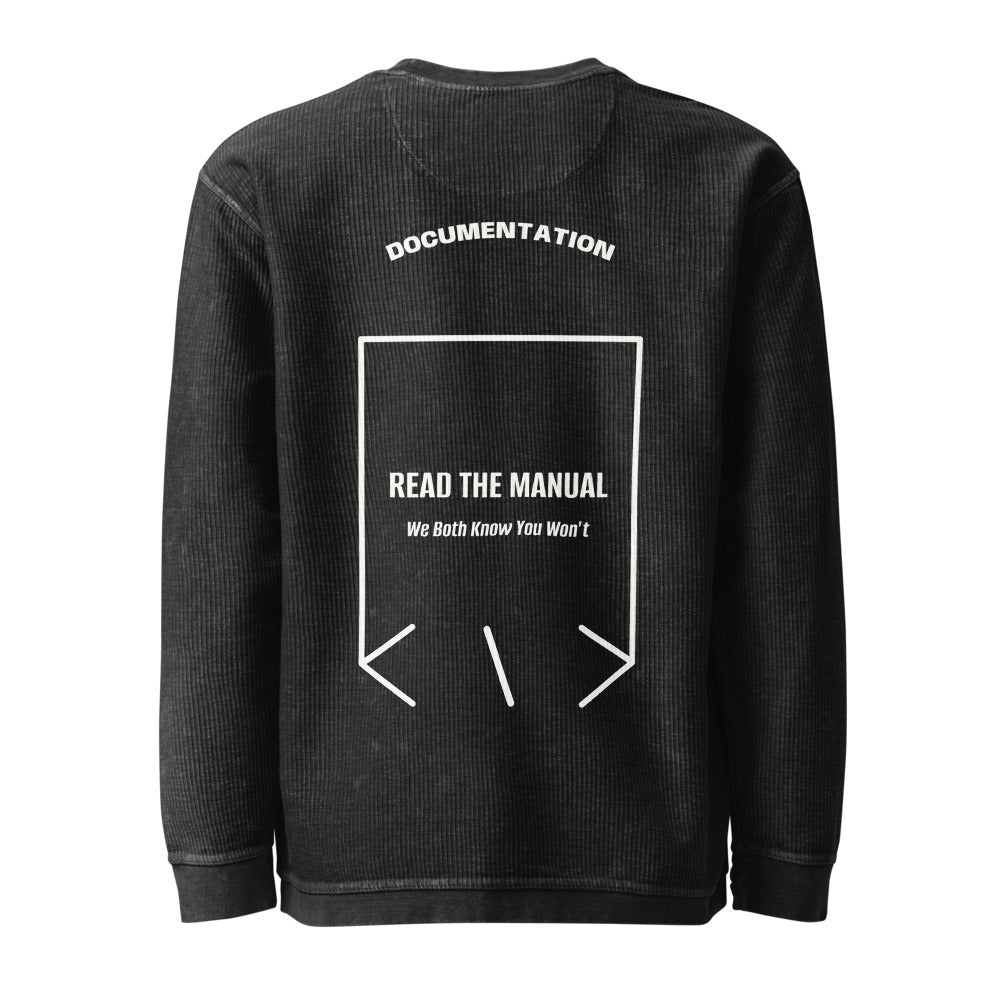 Read The Manual — secondary back mockup