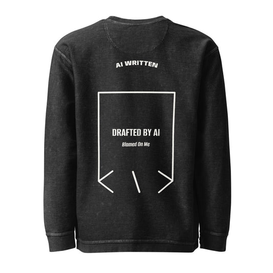 Drafted By AI — secondary back mockup