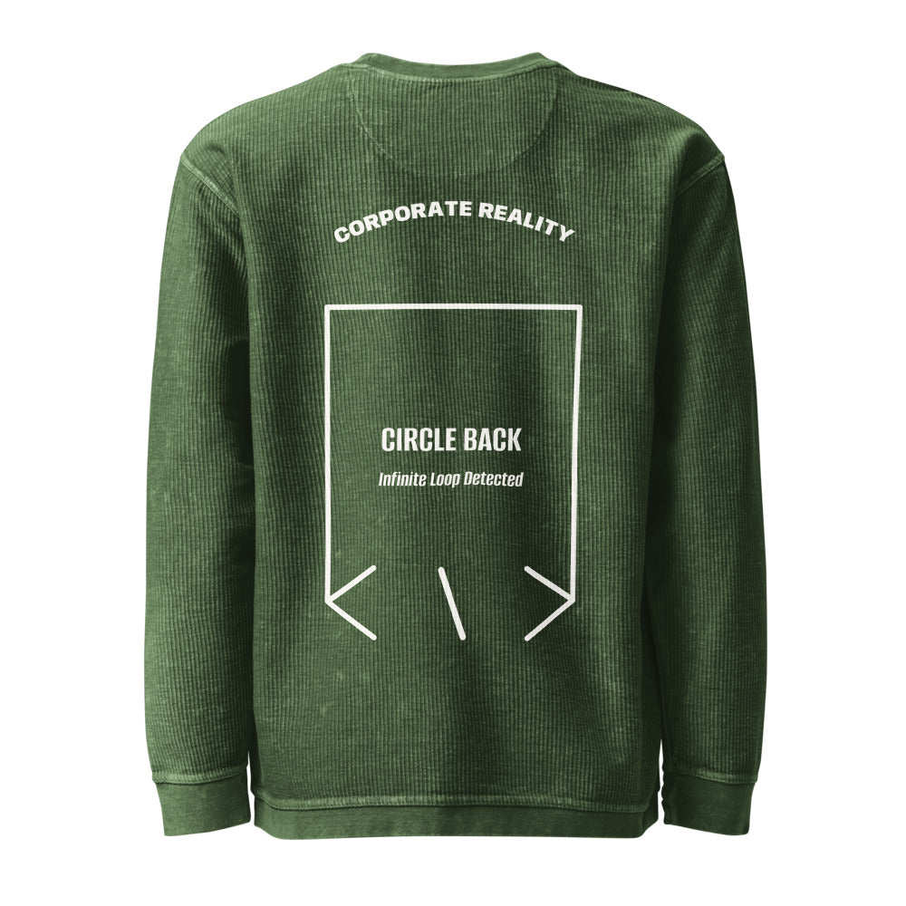 Circle Back — Green Ivory back mockup