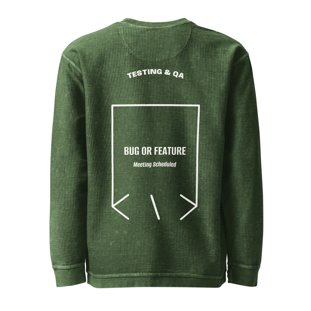 Bug Or Feature — Green Ivory back mockup