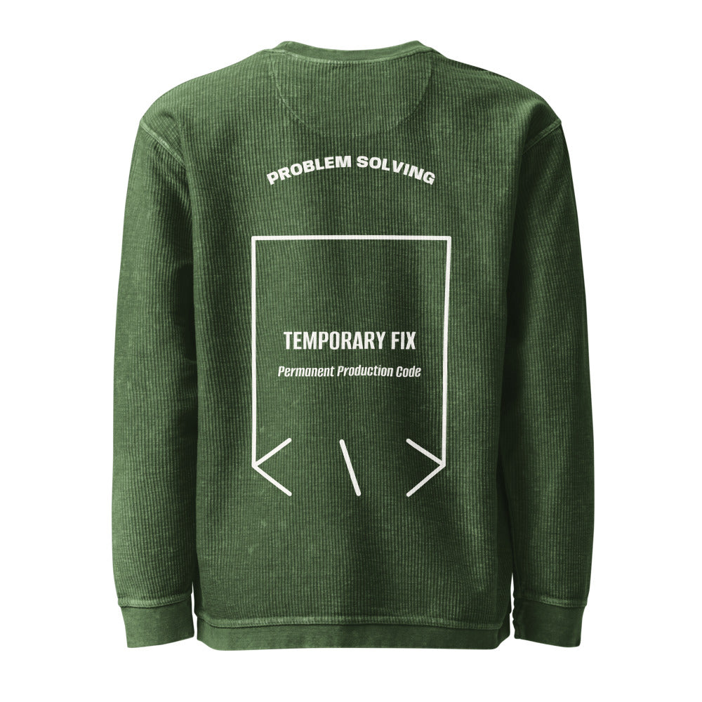 Temporary Fix — Green Ivory back mockup