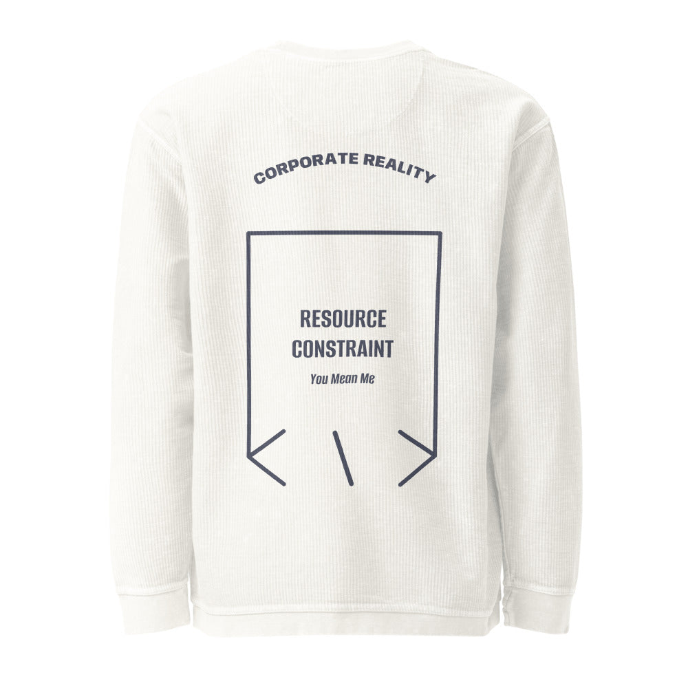 Resource Constraint — Ivory Navy back mockup