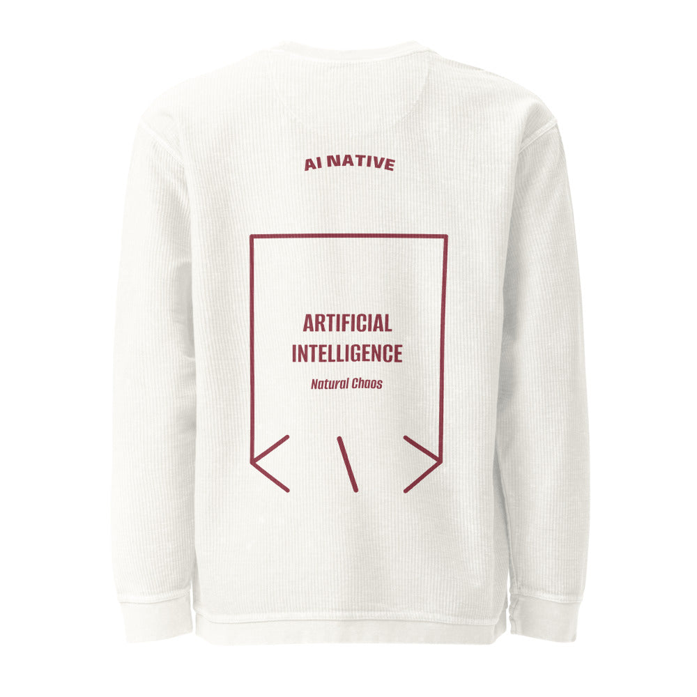 Artificial Intelligence — Ivory Maroon back mockup